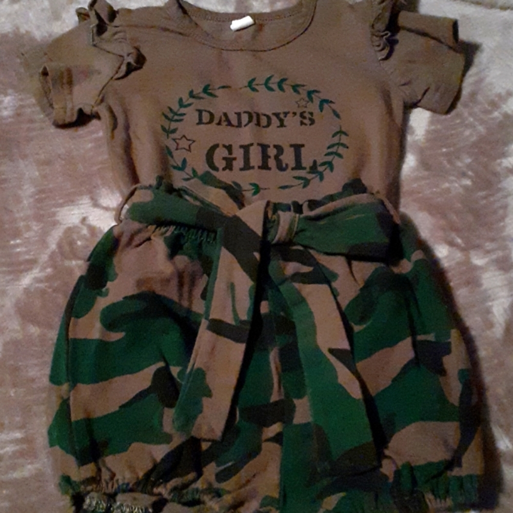 Two piece shorts and shirt